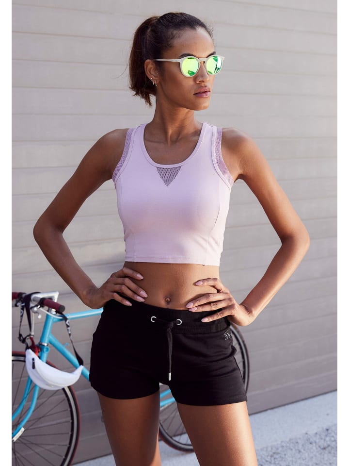 LASCANA ACTIVE Shorts in schwarz günstig kaufen