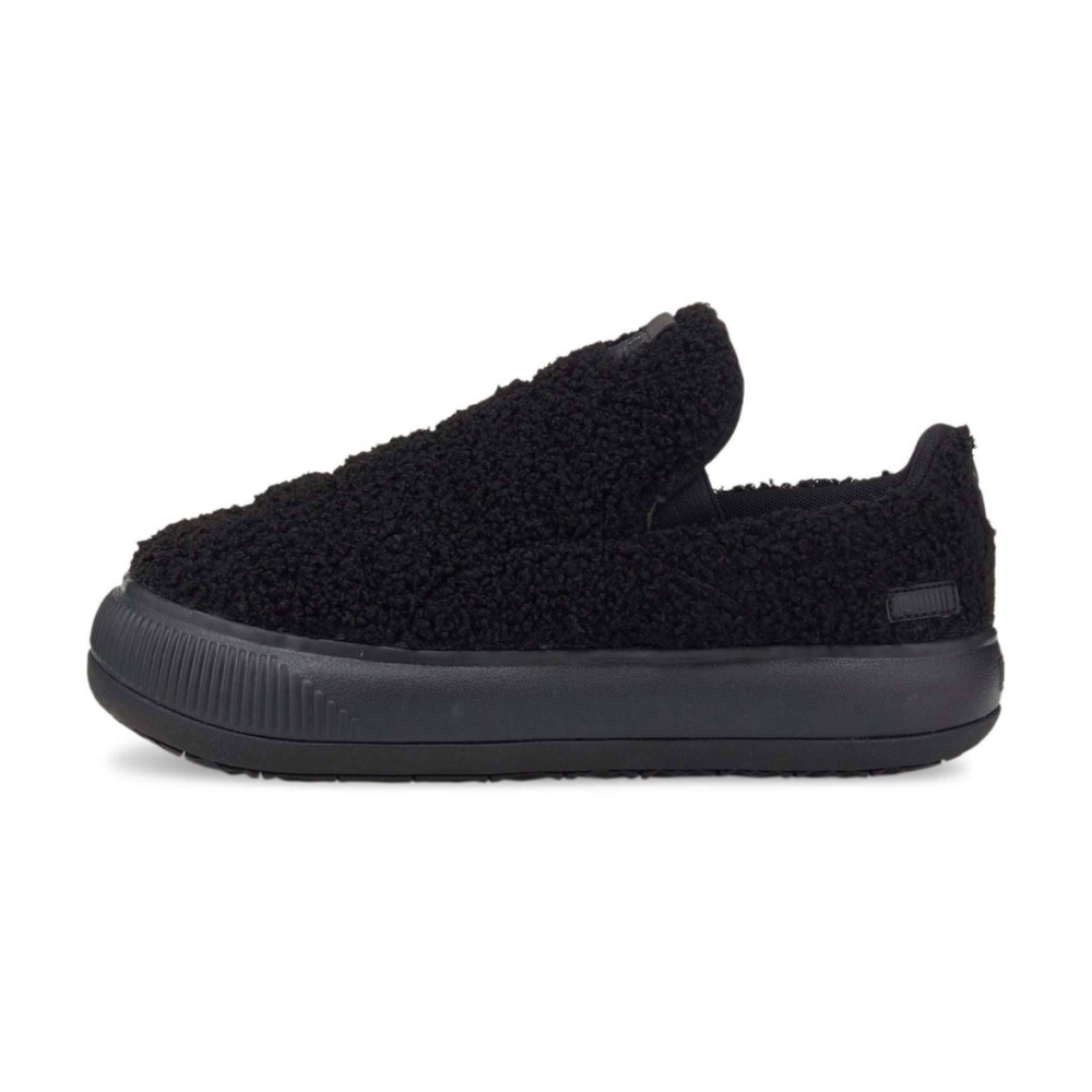 PUMA Suede Mayu Slip on Teddy 384887 01 / schwarz