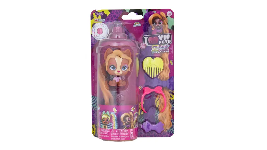 VIP Pets Mini Fans Bow Power, 1 Stück, sortiert