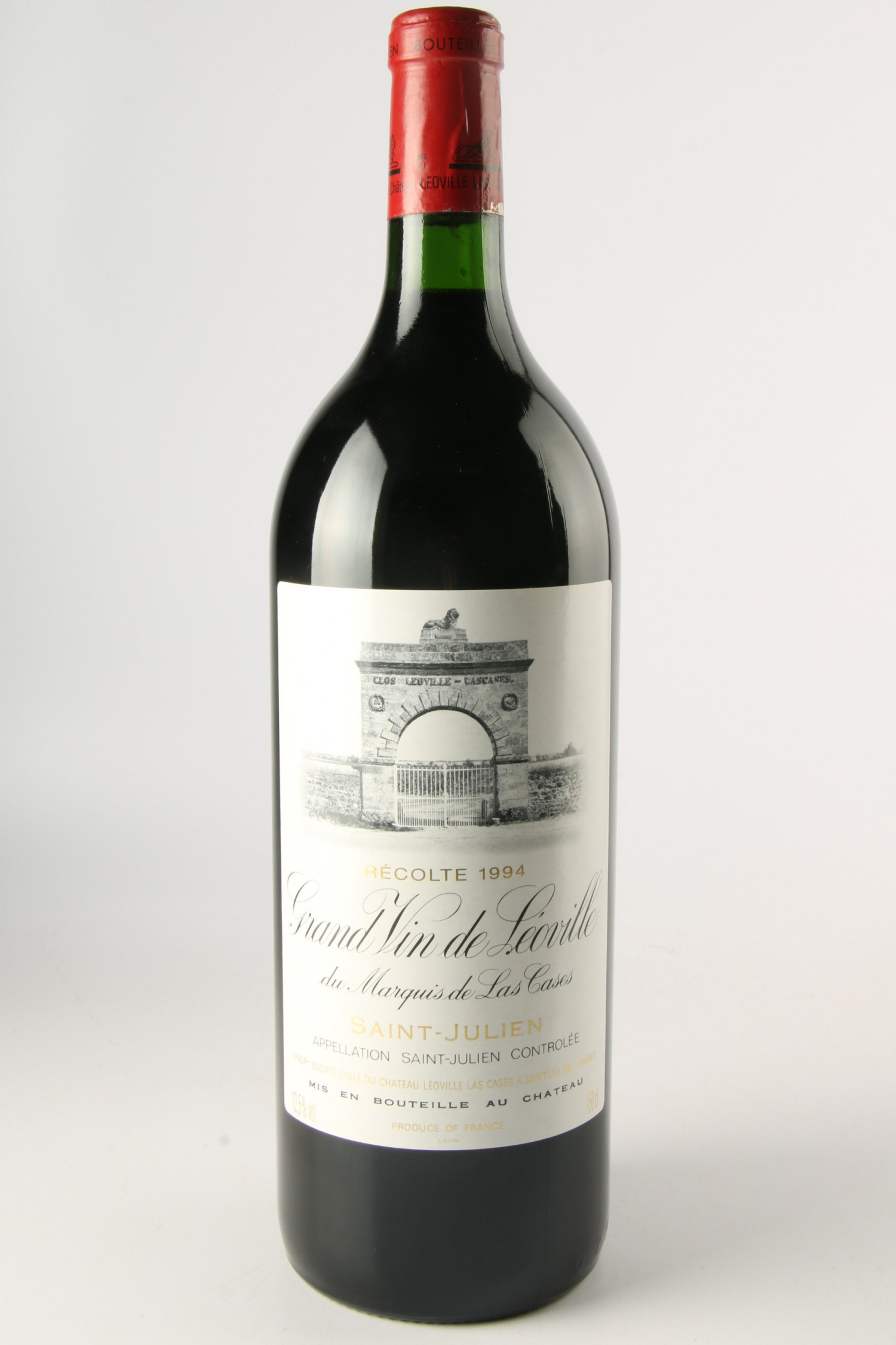 Vin 1994 CHÂTEAU LEOVILLE LAS CASES Magnum 1994, Saint Julien. Vin ancien - SoDivin