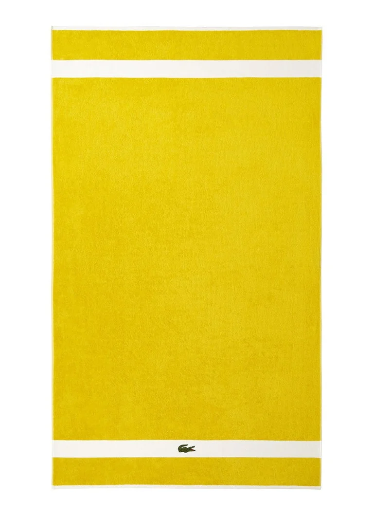 Prosop de baie Lacoste bleumarin din bumbac organic - 90 x 150 cm