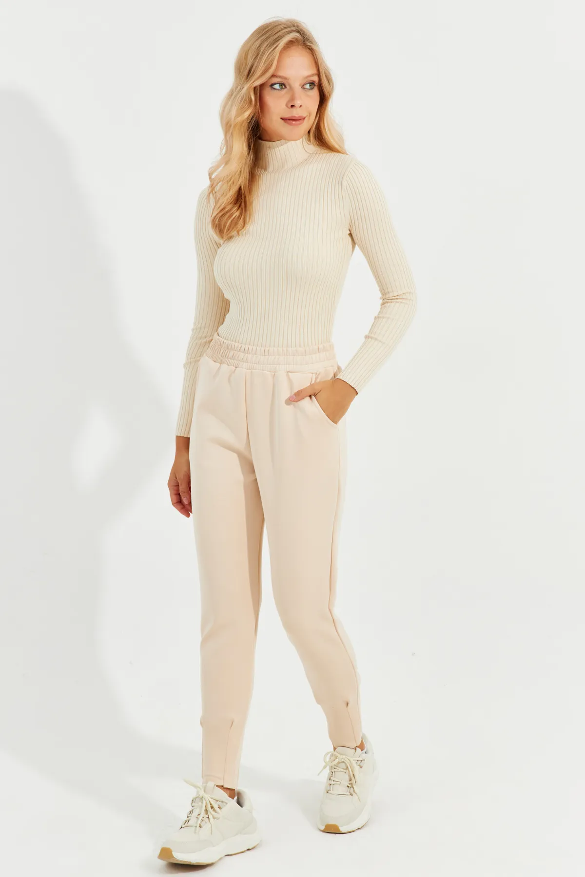 Cool & Sexy  Damen Vanilla Skuba Pocket Jogginghose MİW77