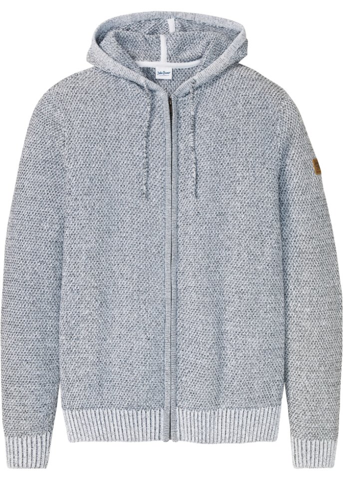 Kapuzen Strickjacke mit recycelter Baumwolle