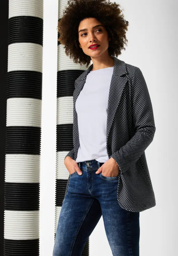 Street One Longblazer mit Minimalprint