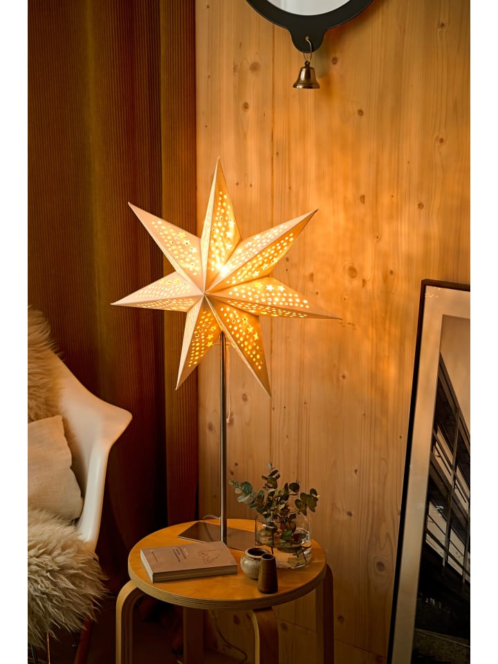 Sterntaler Dekostern | Weihnachtsstern Papier | Samt | Faltstern mit Ständer | We günstig kaufen onesize