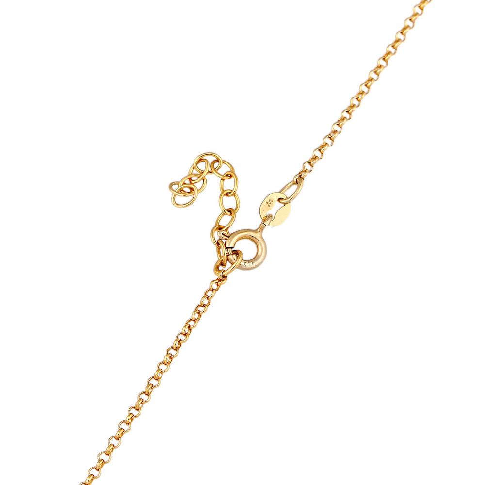 Elli Elli Collier Enfants Beads boules pastel en argent sterling 925 plaqué or collier
