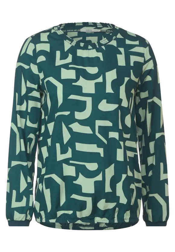 CECIL Bluse mit Smockdetails