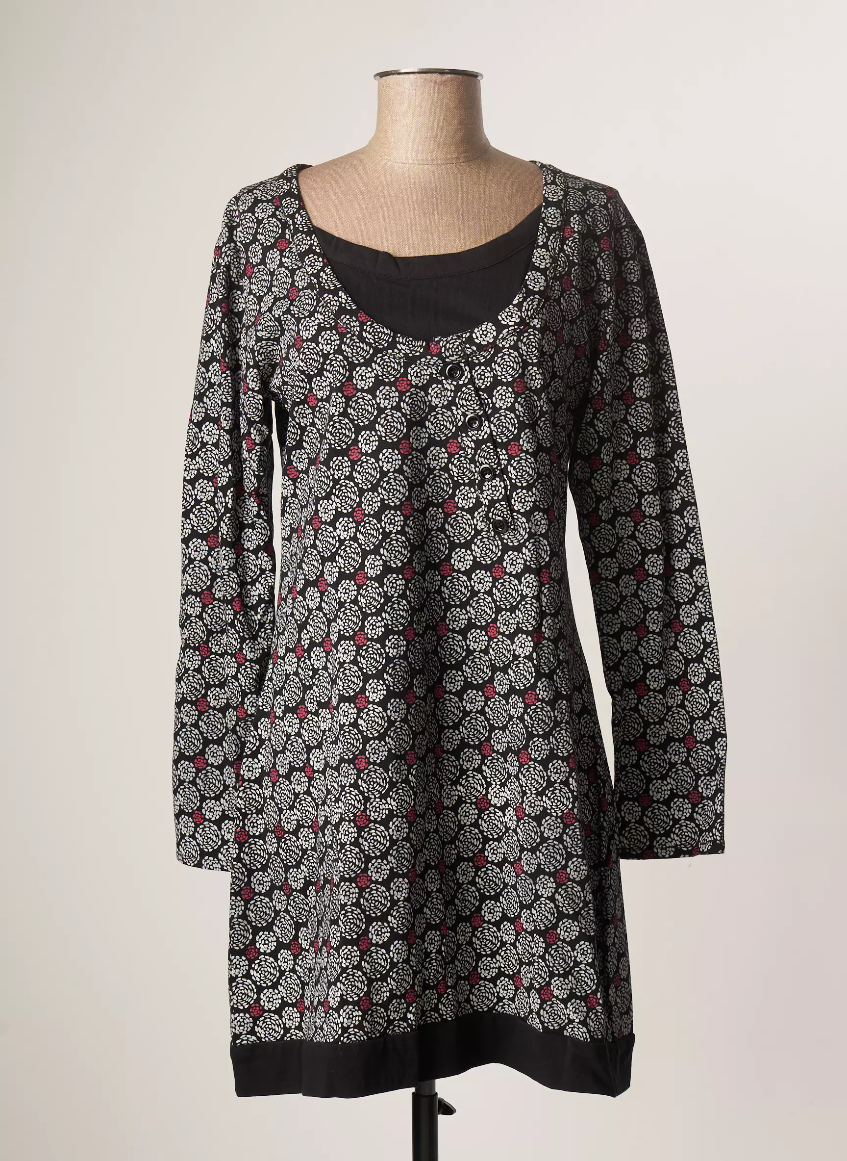 Bamboo S Robes Mi Longues Femme couleur noir