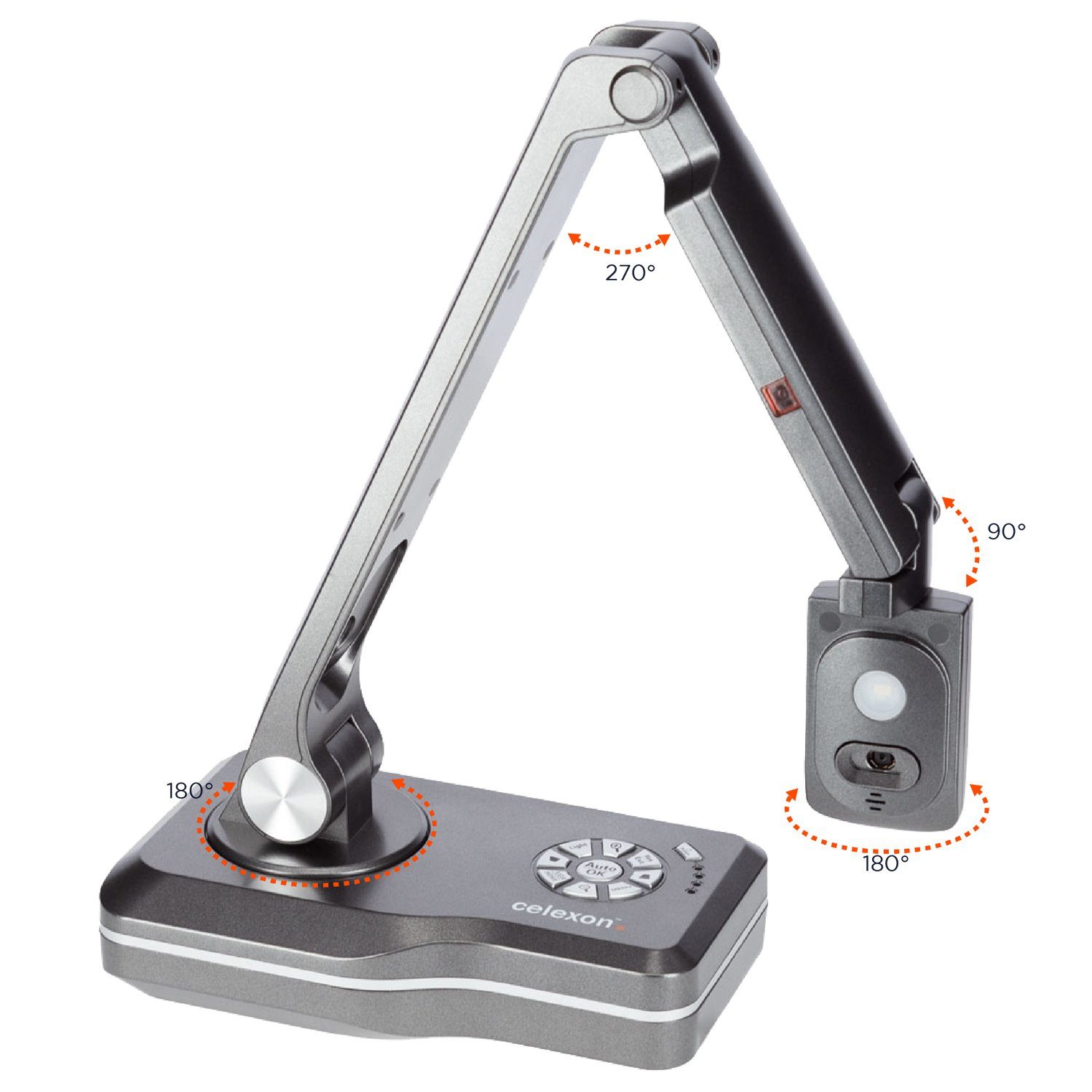Celexon Dokumentenkamera DK500 Dokumentenscanner, (FullHD 1920 x 1080, 5MP, max DIN A3)