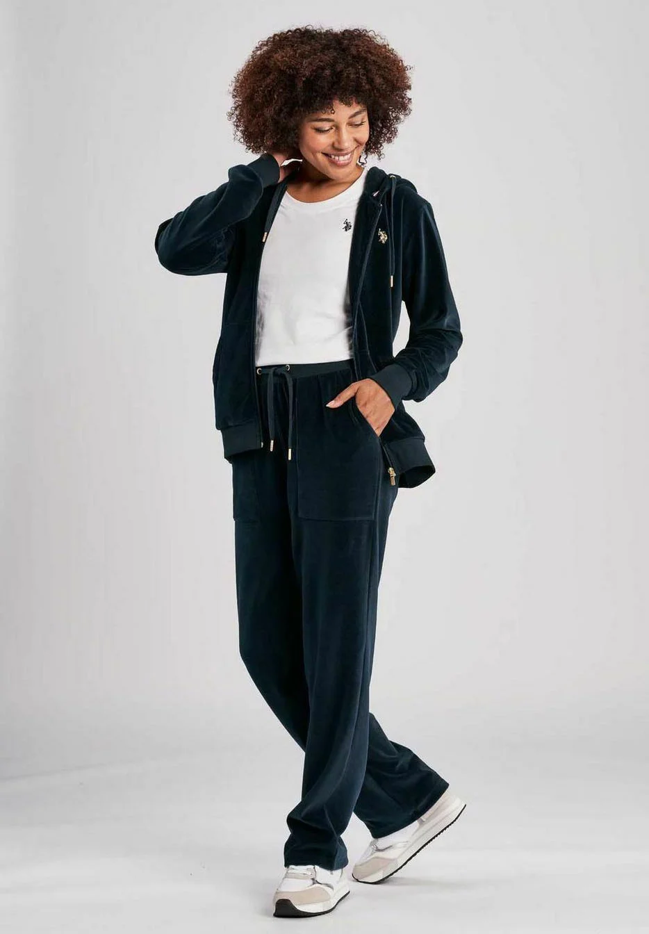 US Polo Assn. LOUNGEWEAR DURU - Sudadera con cremallera