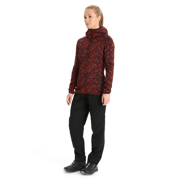 ELEMENTAL LS ZIP HOOD LICHEN Damen - Fleecejacke