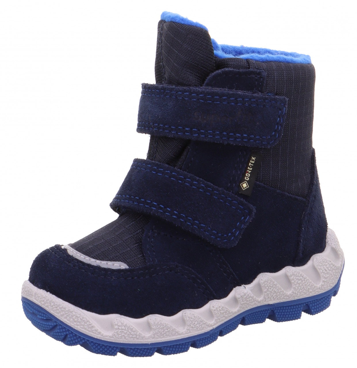 ICEBIRD - Blau Boots mit Klettverschluss