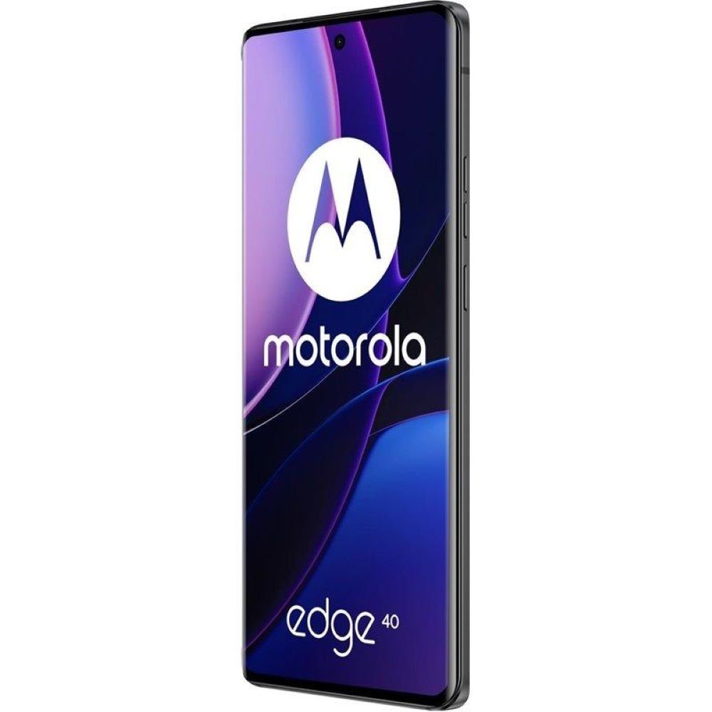Motorola XT2303-2 Moto Edge 40 5G 256 GB / 8 GB Smartphone eclipse black Smartphone (6,5 Zoll, 256 GB Speicherplatz)