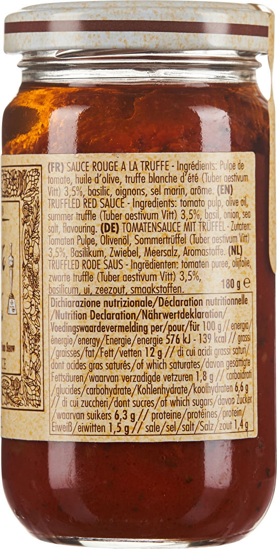La Favorita Live Sugo Rosso al Tartufo 180g