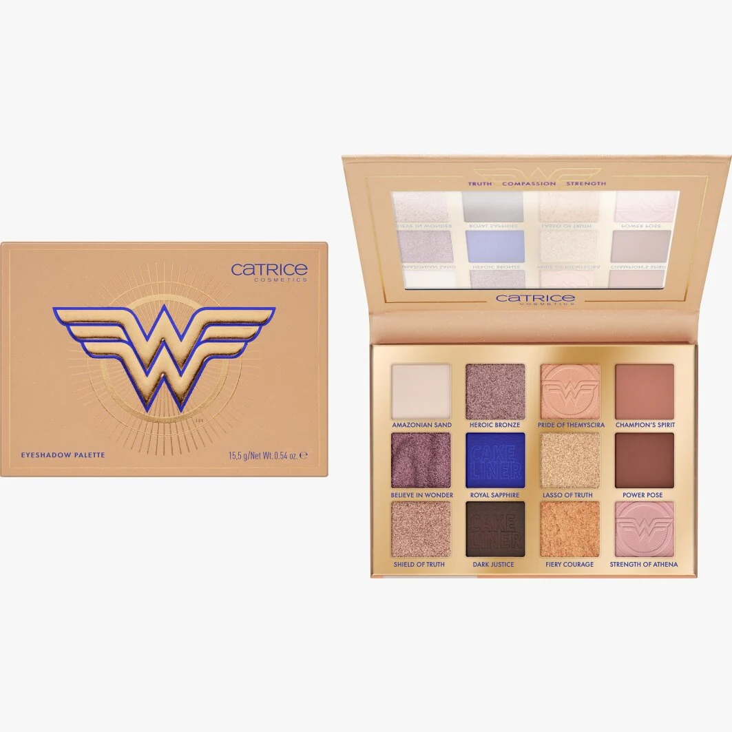 Paleta de sombras de ojos de Wonder Woman - Paleta de sombras de ojos, sombra de ojos compacta