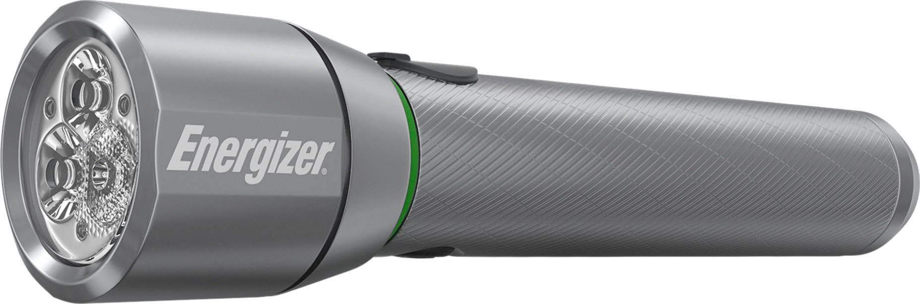 Energizer LED Taschenlampe Vision HD Metall wiederaufladbar 1200 Lumen, mit Digital Fokus und zweiseitigem USB-Ladekabel