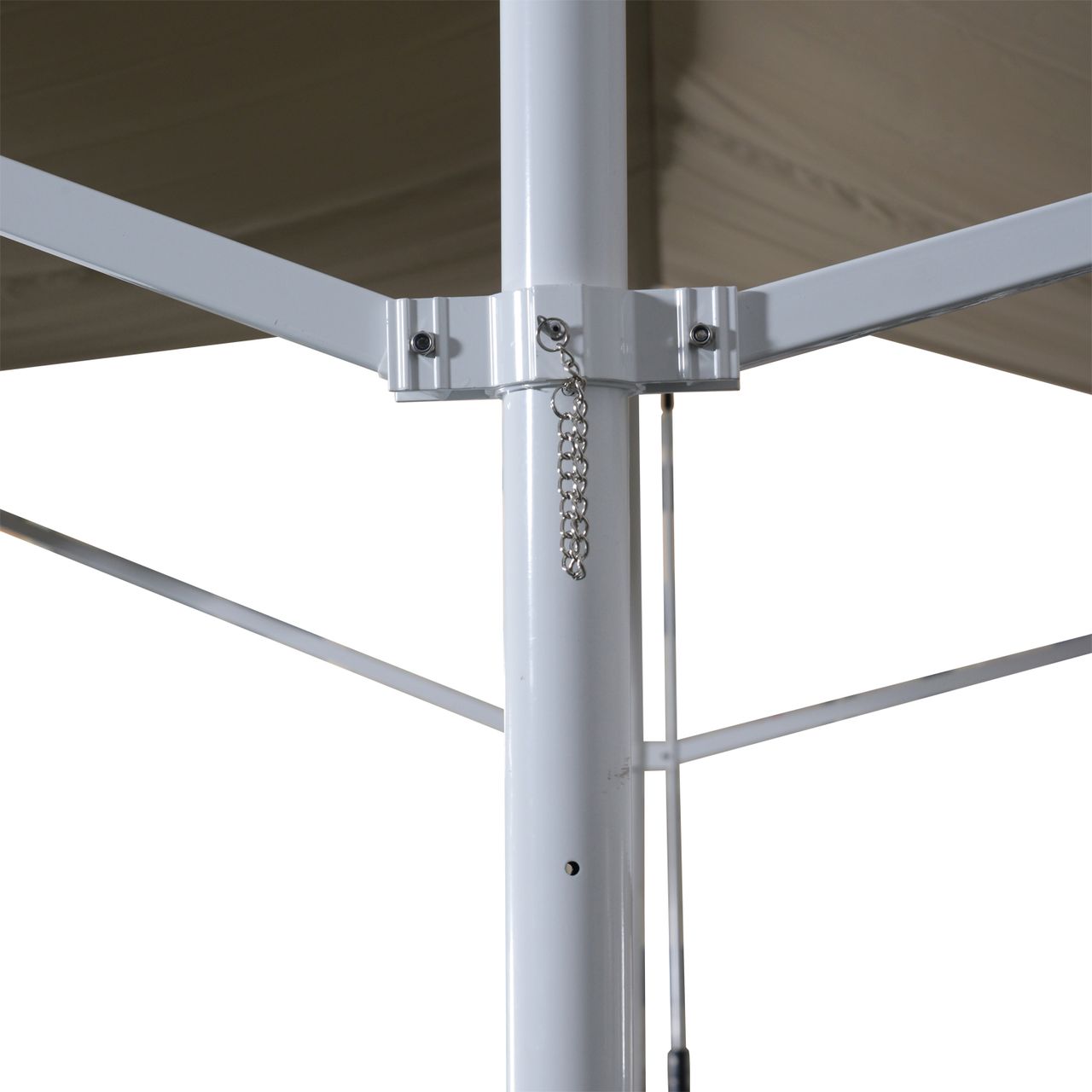 Outsunny Standmarkise, Creme 2,95x2,94m