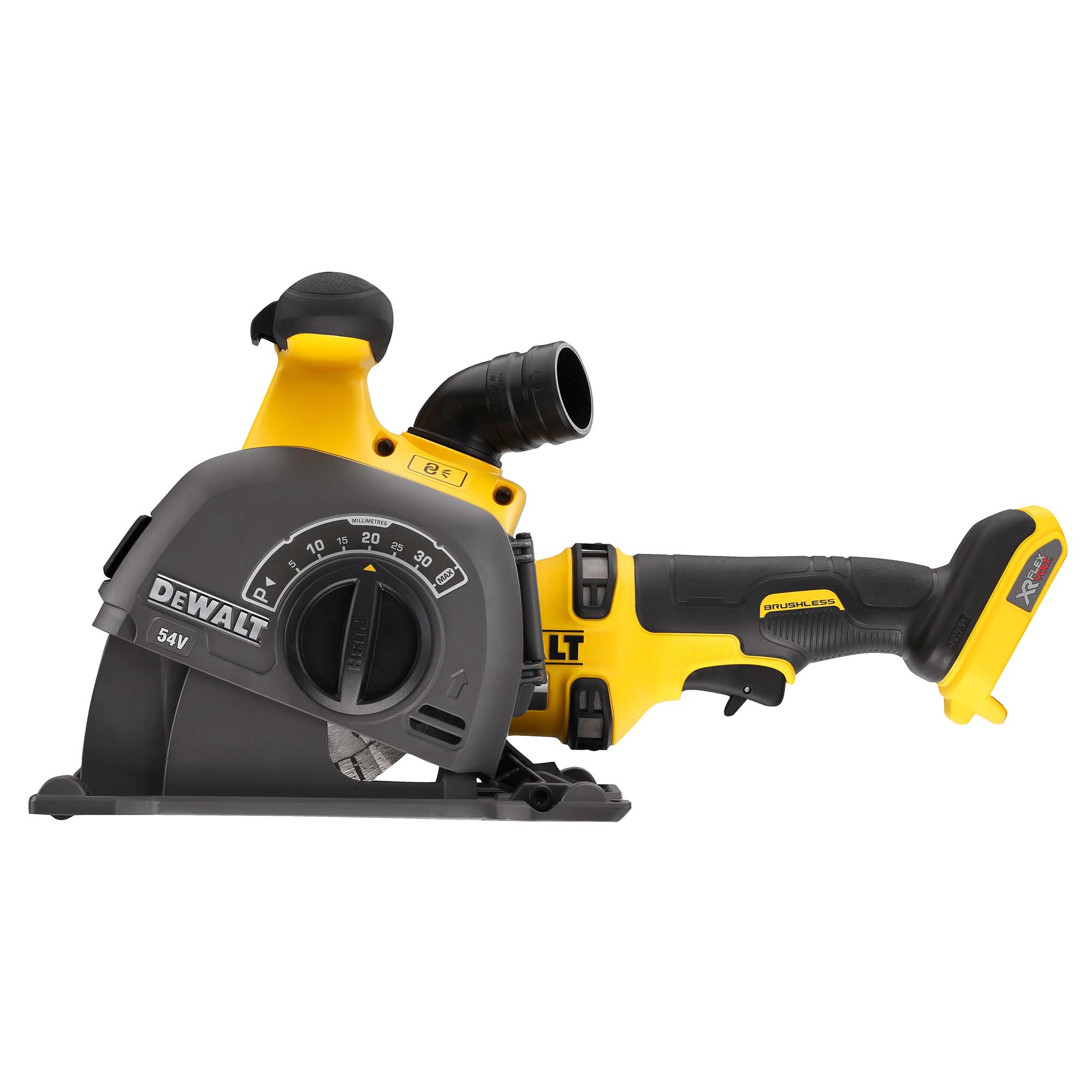 Mașină de șlefuit DeWalt DCG200NT-XJ Flexvolt, 54 V, Li-ion, 0-32 mm, fără baterii și încărcător