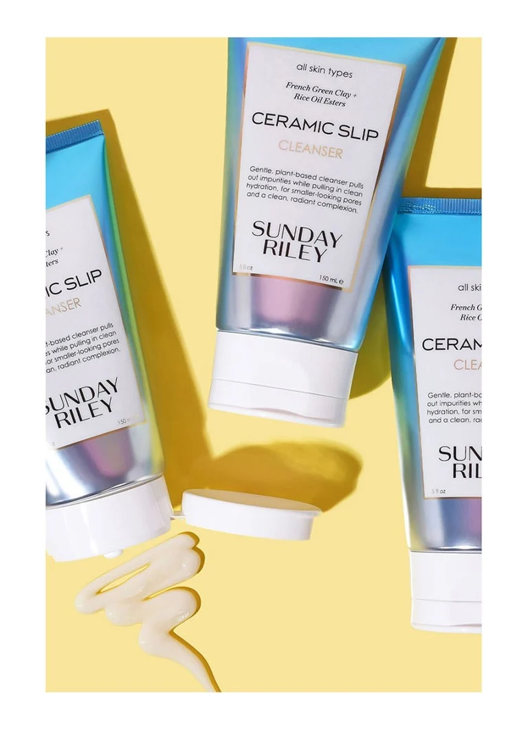 Gel de curățare facială din ceramică Sunday Riley
