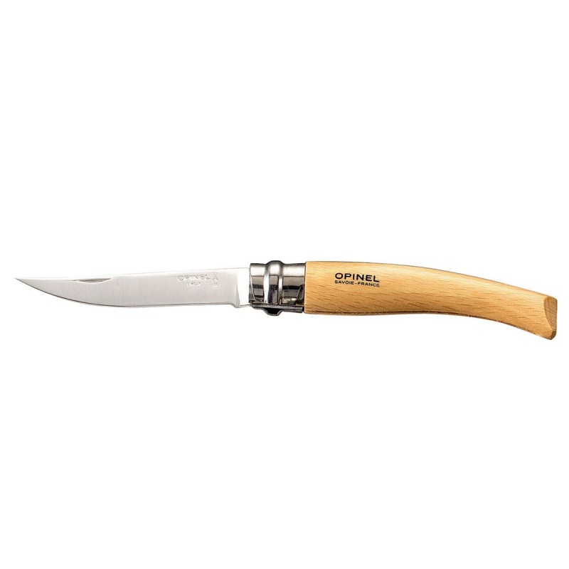 Opinel Messer n.8 Edelstahl Buche Griff Filetmesser.