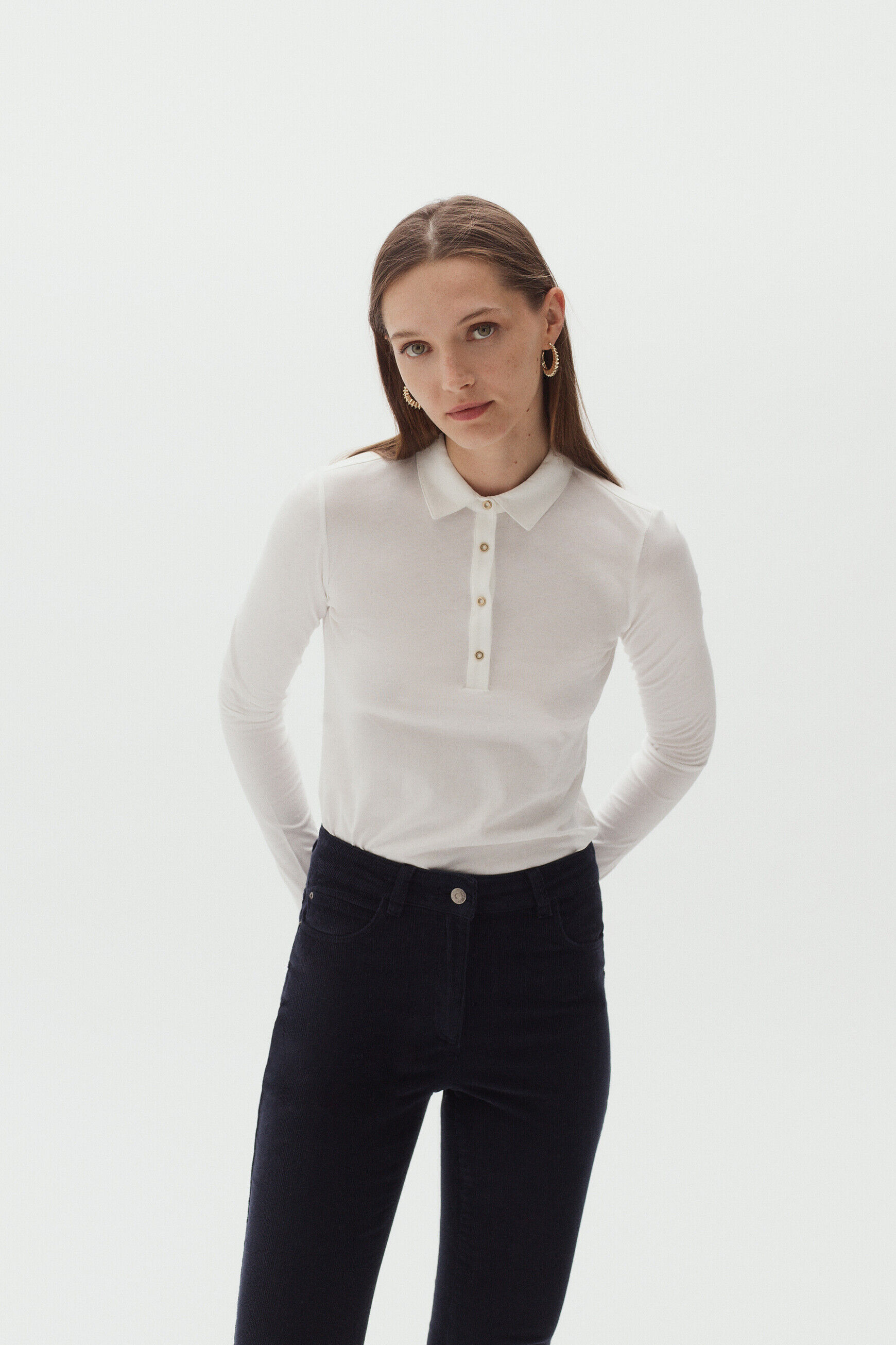 pantalon chicago velours bleu marine femme