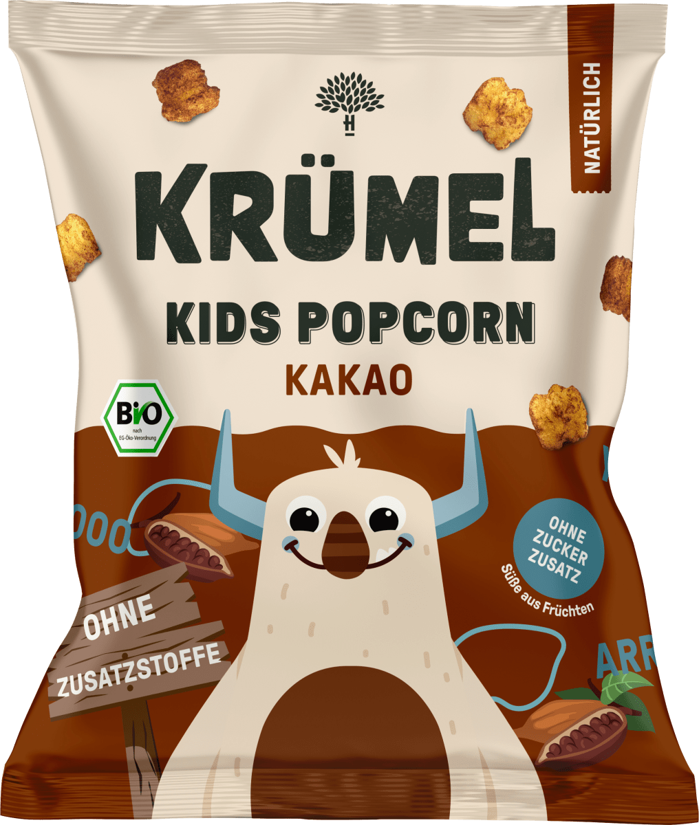 Kindersnack Popcorn Kakao, ab 3 Jahren, 20 g
