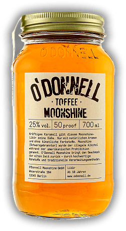 O'Donnell Moonshine Toffee O'Donnell Moonshine Toffee  0,7	 Liter - Vol 25%