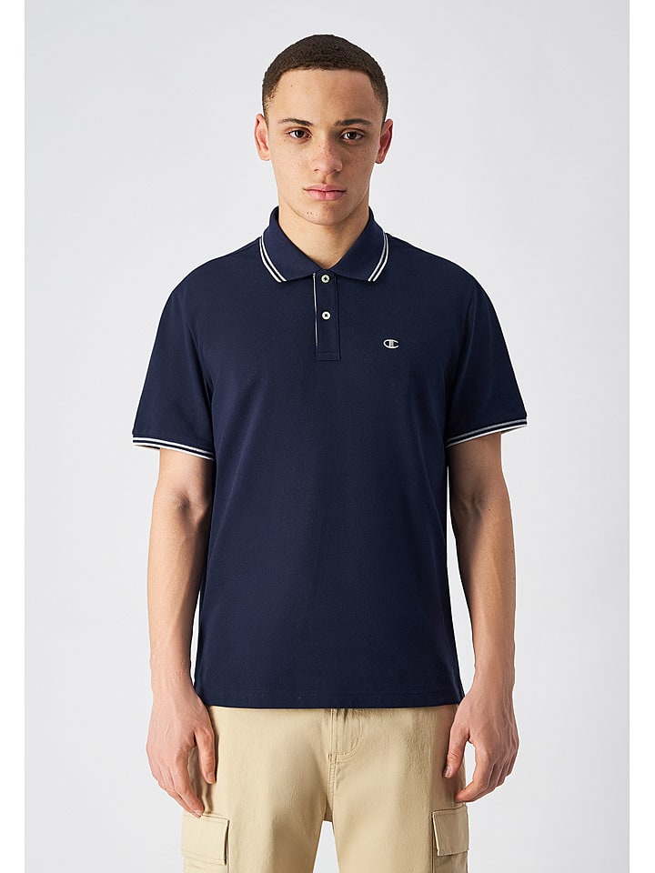Champion Poloshirt in Dunkelblau günstig kaufen
