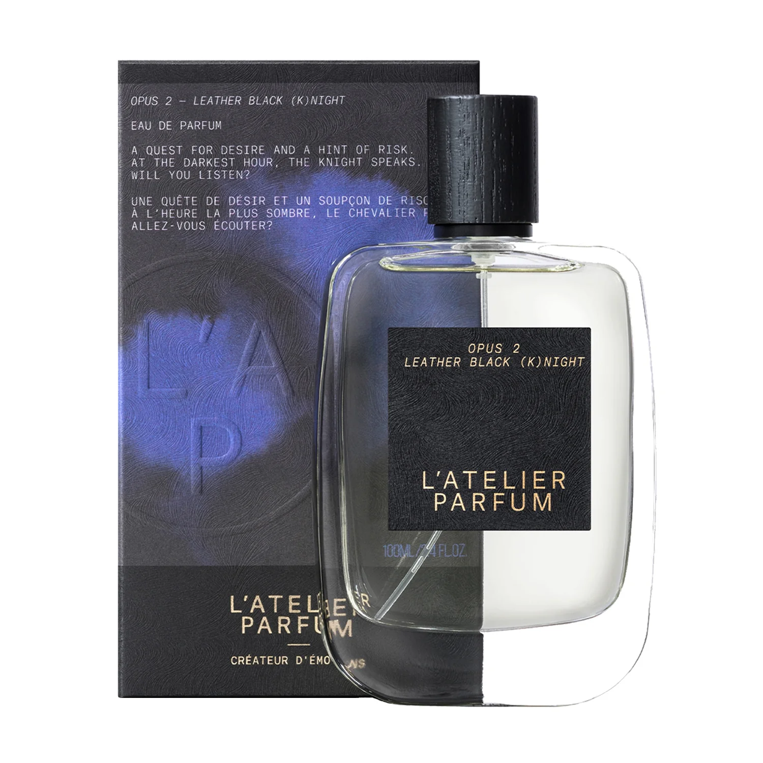 Opus 2 - Sensorial Illusion Leather Black (K)night - Eau de Parfum, Eau de Parfum Unisex