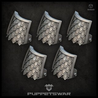 Bushi Scales shoulder pads (5)
