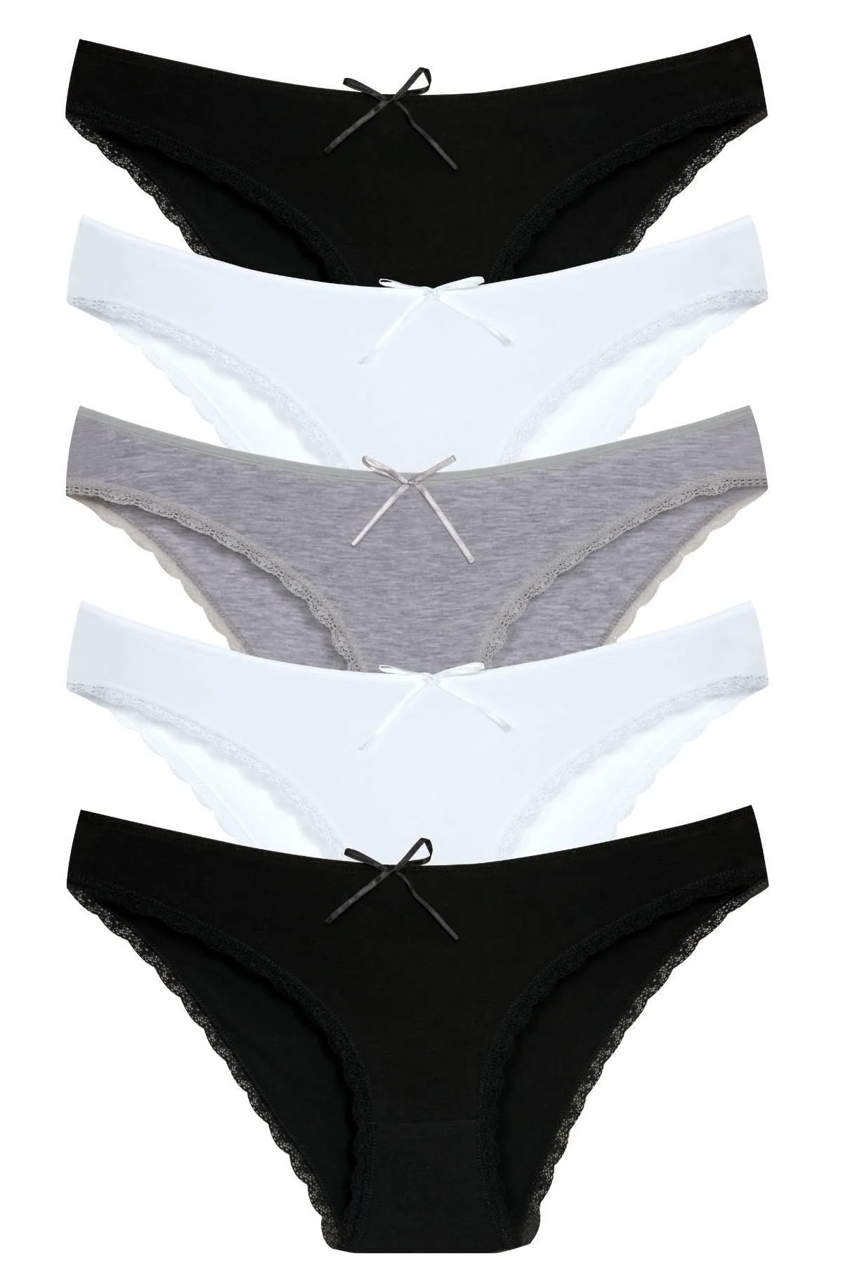 Newlilla  1101 Bikini Damen T. Spitzenhöschen Paket V33