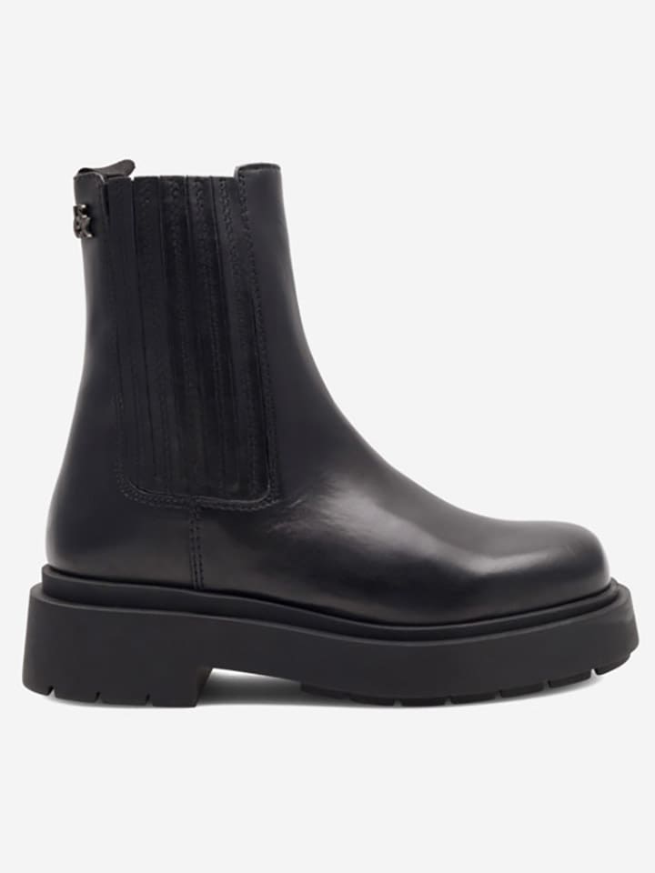 Lasocki Leder-Chelsea-Boots in Schwarz günstig kaufen