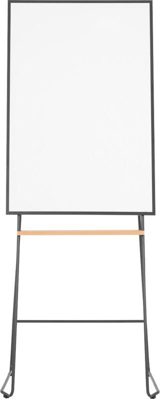 ARCHYI. Curvo Flipchart DIN A3  Stahl Anthrazit, Weiß