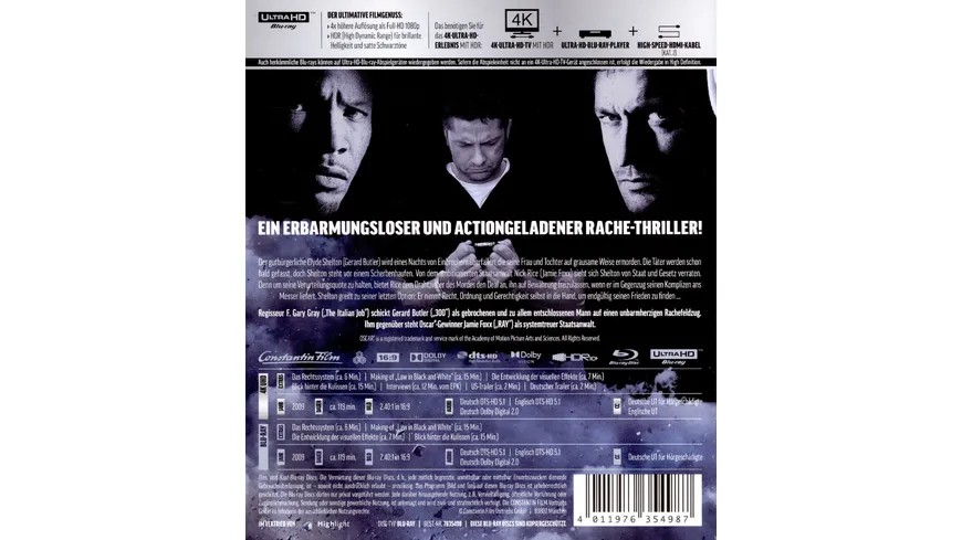 Gesetz der Rache - Director's Cut  (+ Blu-ray 2D)