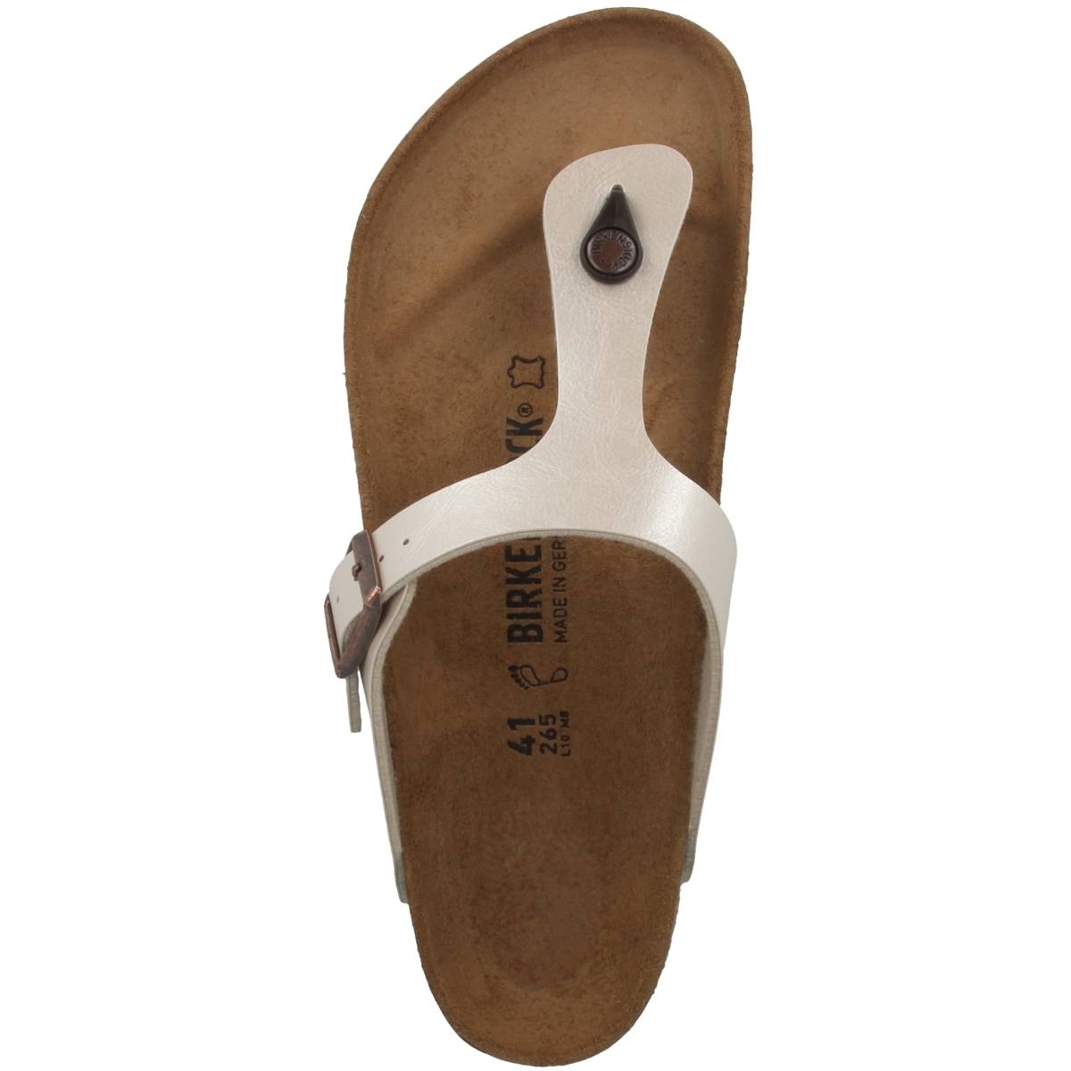 Birkenstock Gizeh Zehensandale creme