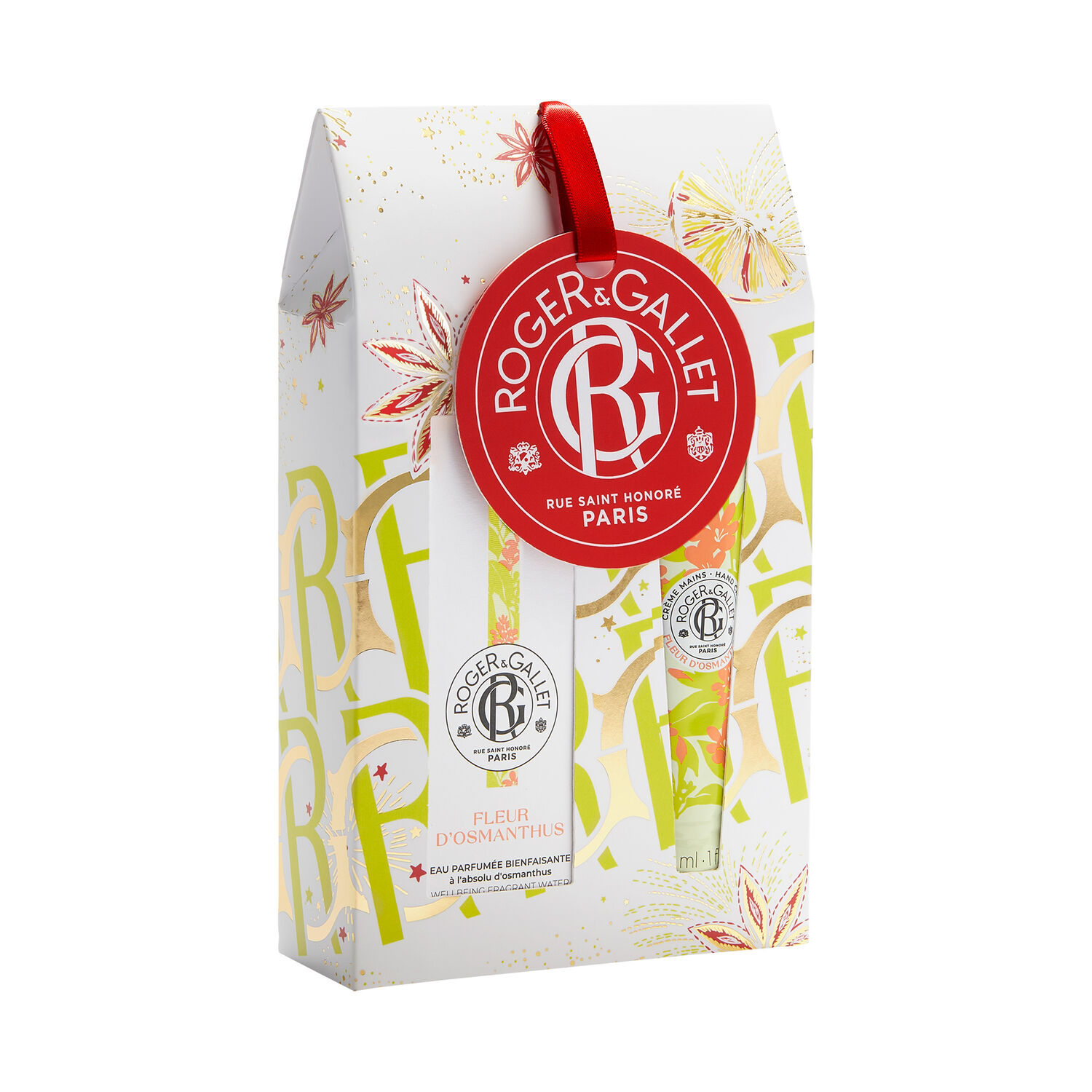 Roger&Gallet Fleur D'Osmanthus Coffret Eau Parfumée Bienfaisante 30 ml + Crème Mains 50 ml