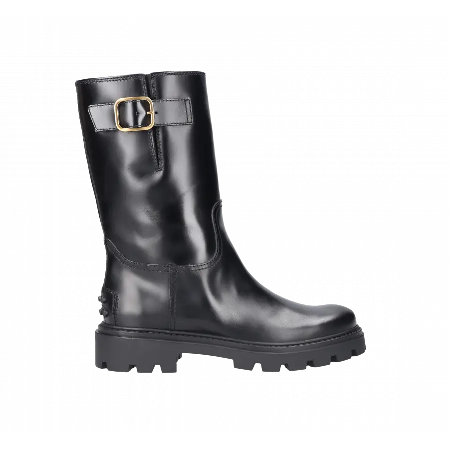 Tod's - Stiefeletten BIKER Kalbsleder - schwarz