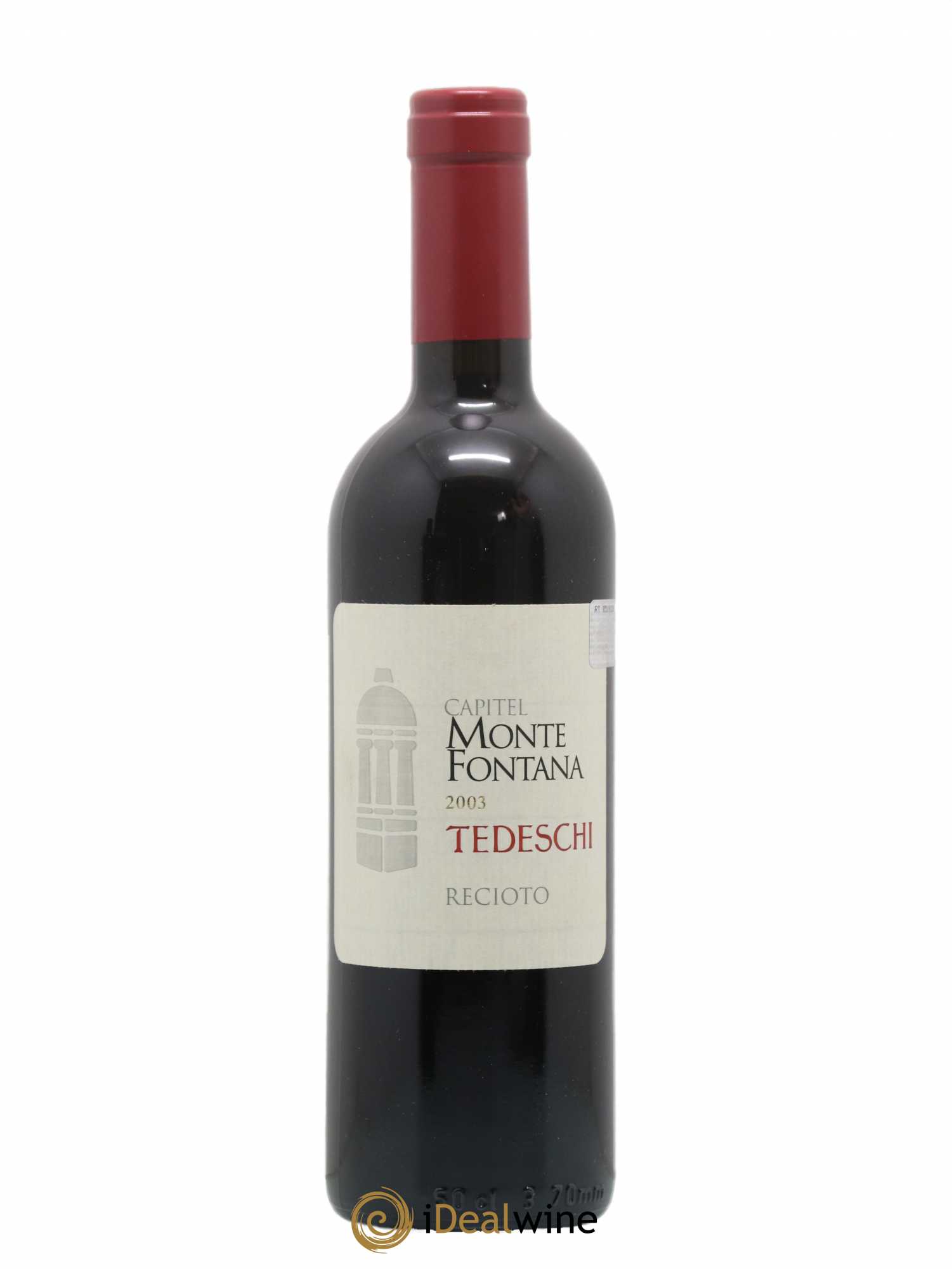 Italie Tedeschi Capitel Monte Fontana Recioto 50cl 2003 - Lot de 1 Bouteille