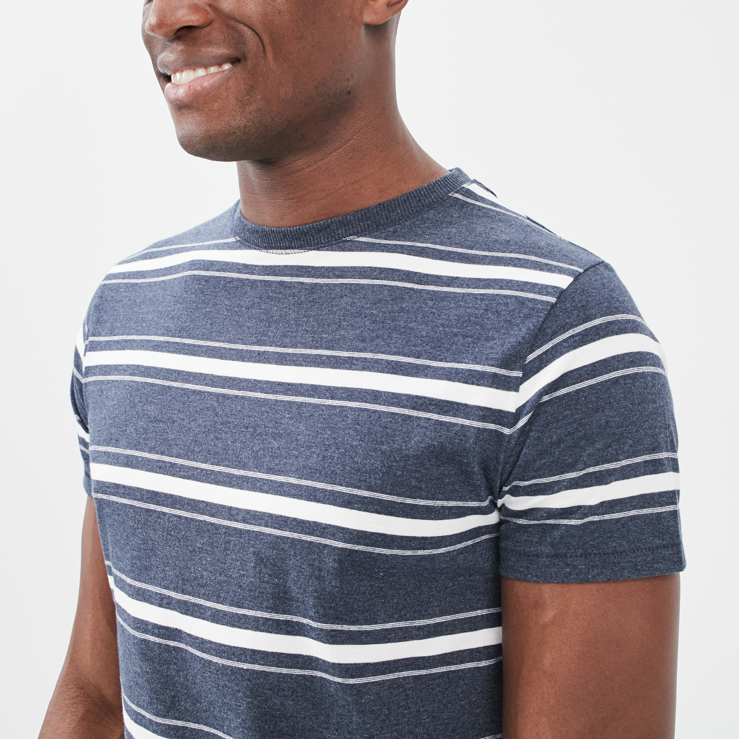 T-shirt manches courtes Creeks bleu homme | La Halle