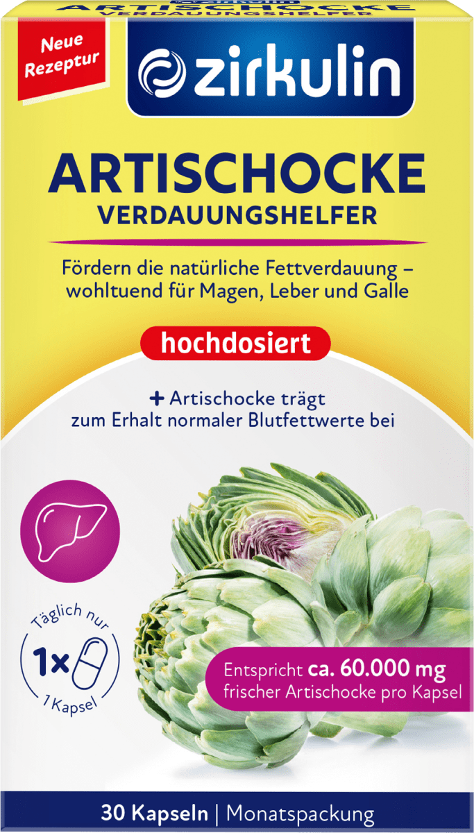 Verdauungshelfer Artischocke hochdosiert Kapseln, 14 g