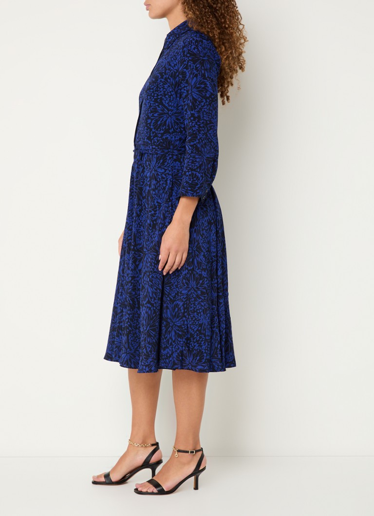 Abito chemisier midi stampato con cintura da annodare di Hobbs Lainey