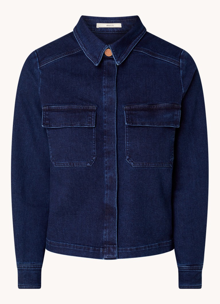 Camicia in chambray con tasche sul petto di Sessùn Guggen