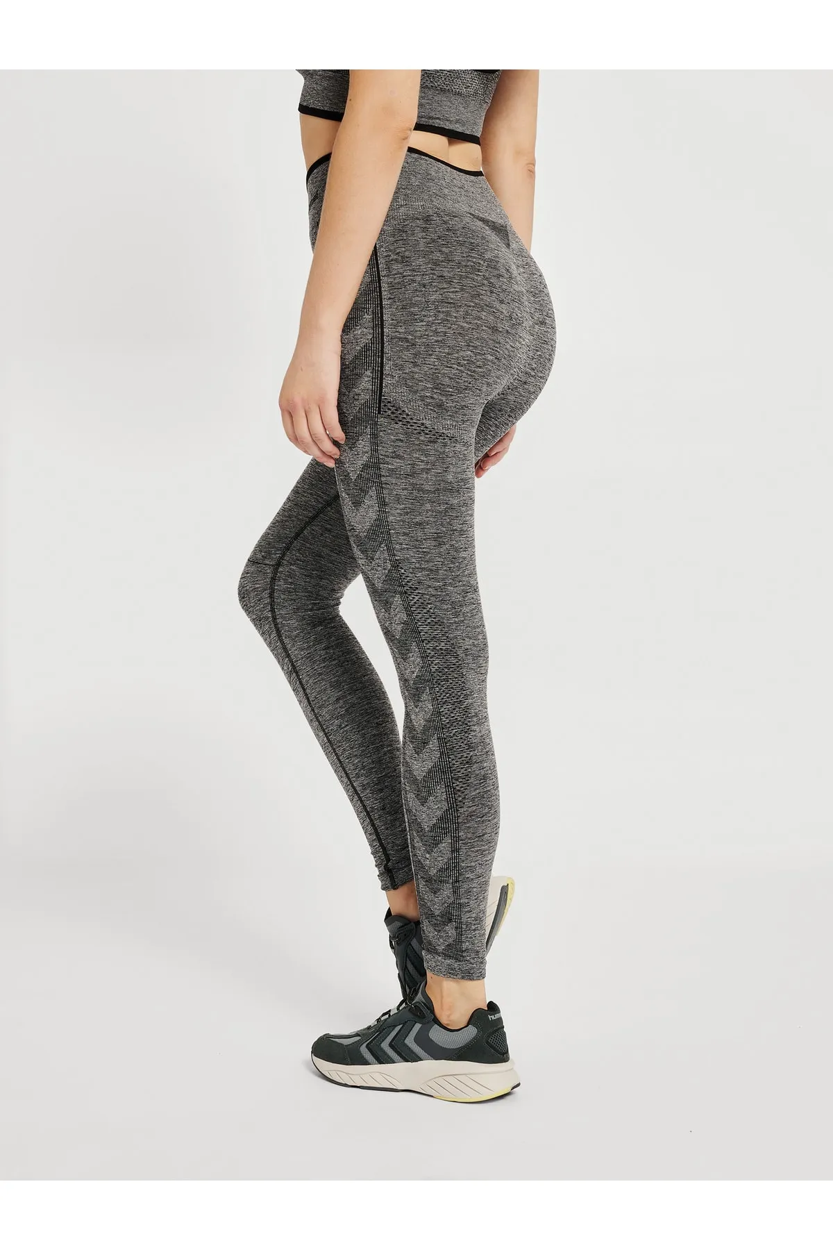 hummel  Sport-Leggings - Schwarz - Mittlerer Bund