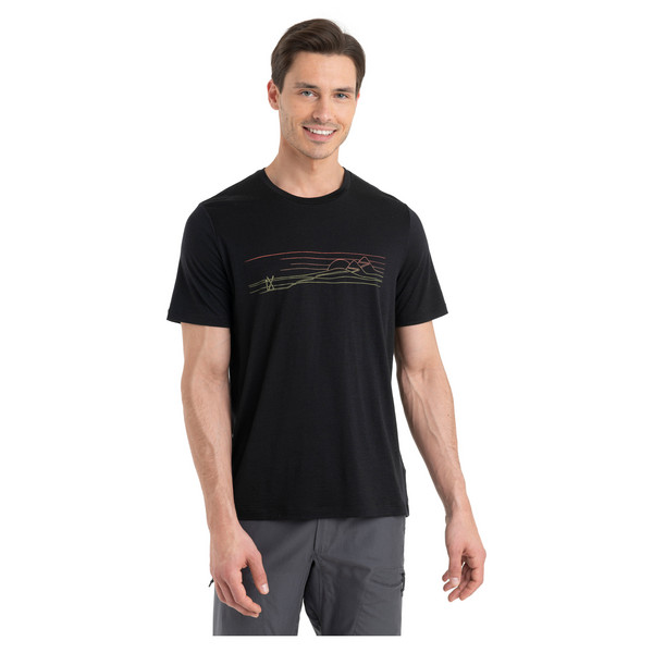 M TECH LITE II SS TEE SKI STRIPES Herren - Funktionsshirt