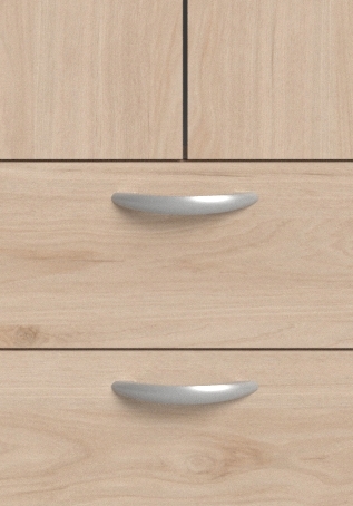 Parisot Kleiderschrank, 4-türig, Daily 11 - Eiche