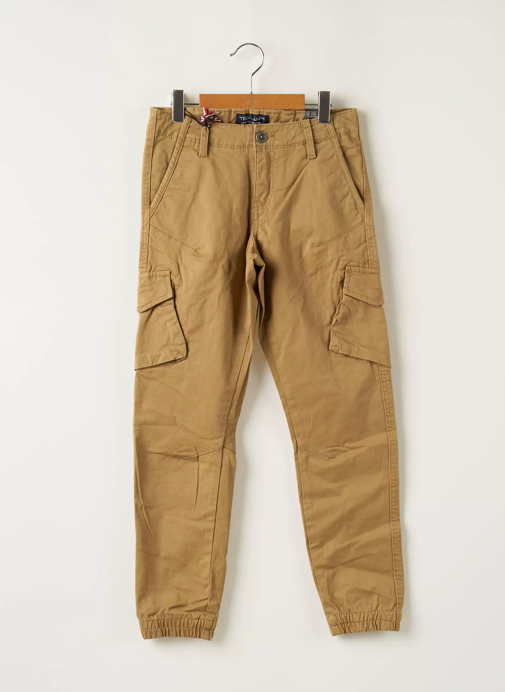 Teddy Smith Pantalons Cargo Garcon couleur marron