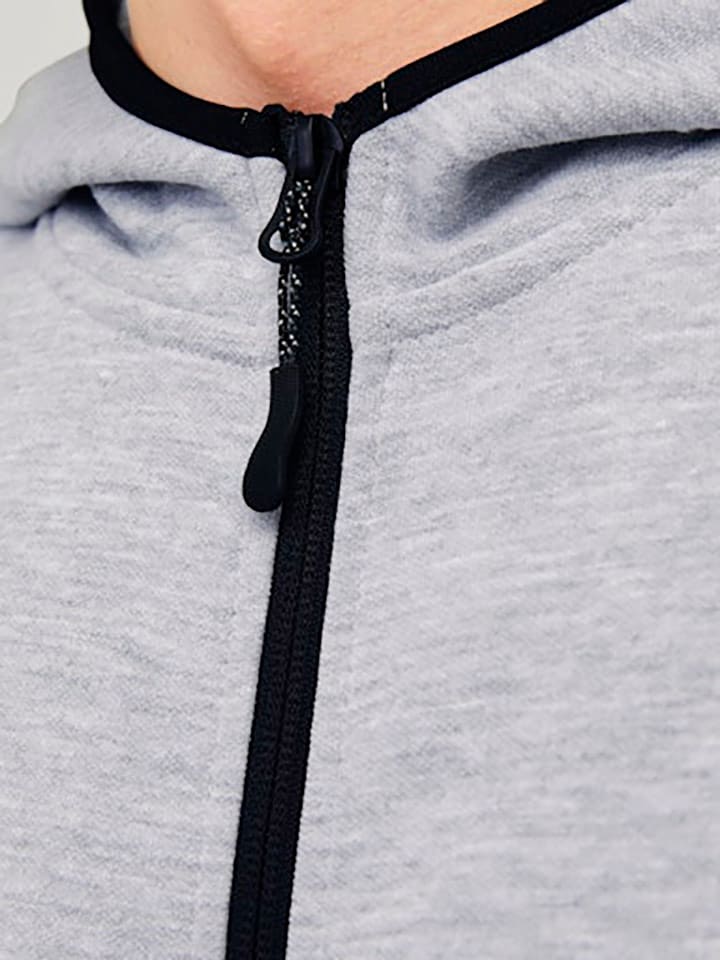 Jack & Jones Sweatjacke in Grau günstig kaufen