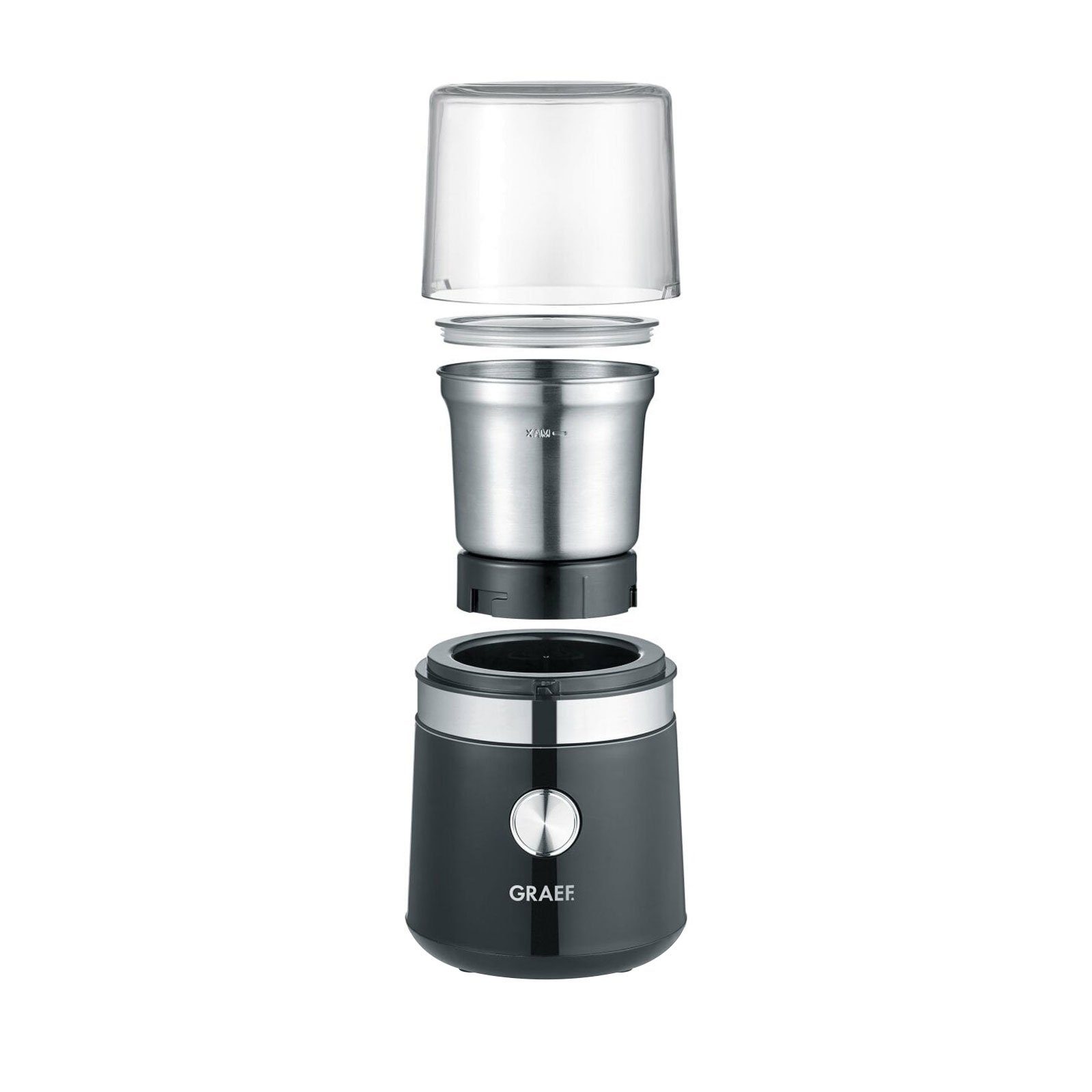 Graef Kaffeemühle CM 102 YOUNG LINE, 200 W, Behälter aus Edelstahl mit Deckel
