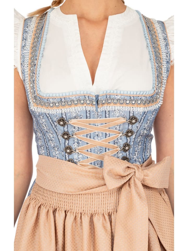 KRÜGER Mini Dirndl EIKE in hellblau günstig kaufen