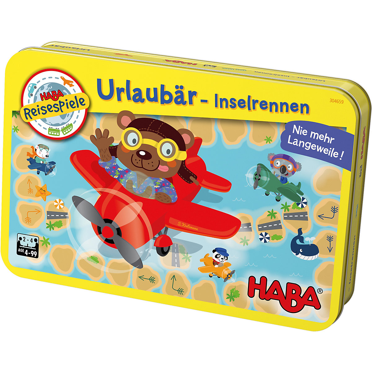 HABA 304659 Reisespiel Urlaubär - Inselrennen